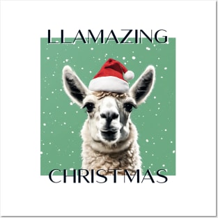 Have a Llama-zing Christmas! Posters and Art